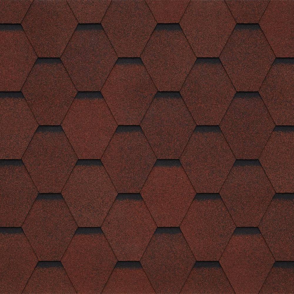 Гибкая черепица Tegola (Тегола) COMFORT Garda Rosso 409 /1кв.м/