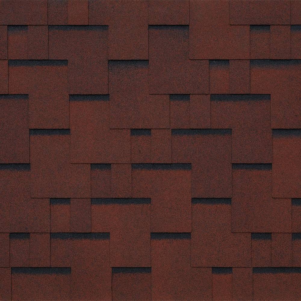 Гибкая черепица Tegola (Тегола) COMFORT San Remo Rosso 402 /1кв.м/