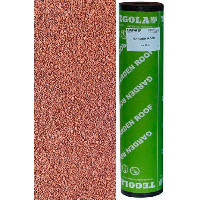 Рулонная кровля Tegola (Тегола) Garden roof (Красный) рулон 1х15