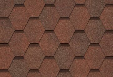 Гибкая черепица Tegola Veneto UNICA Nocciola 418 2.86м2