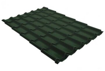 Металлочерепица Grand Line (Гранд Лайн) классик 0,5 GreenCoat Pural RAL 6020 /1 кв.м./
